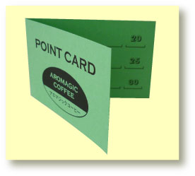 ポイントカード１色印刷